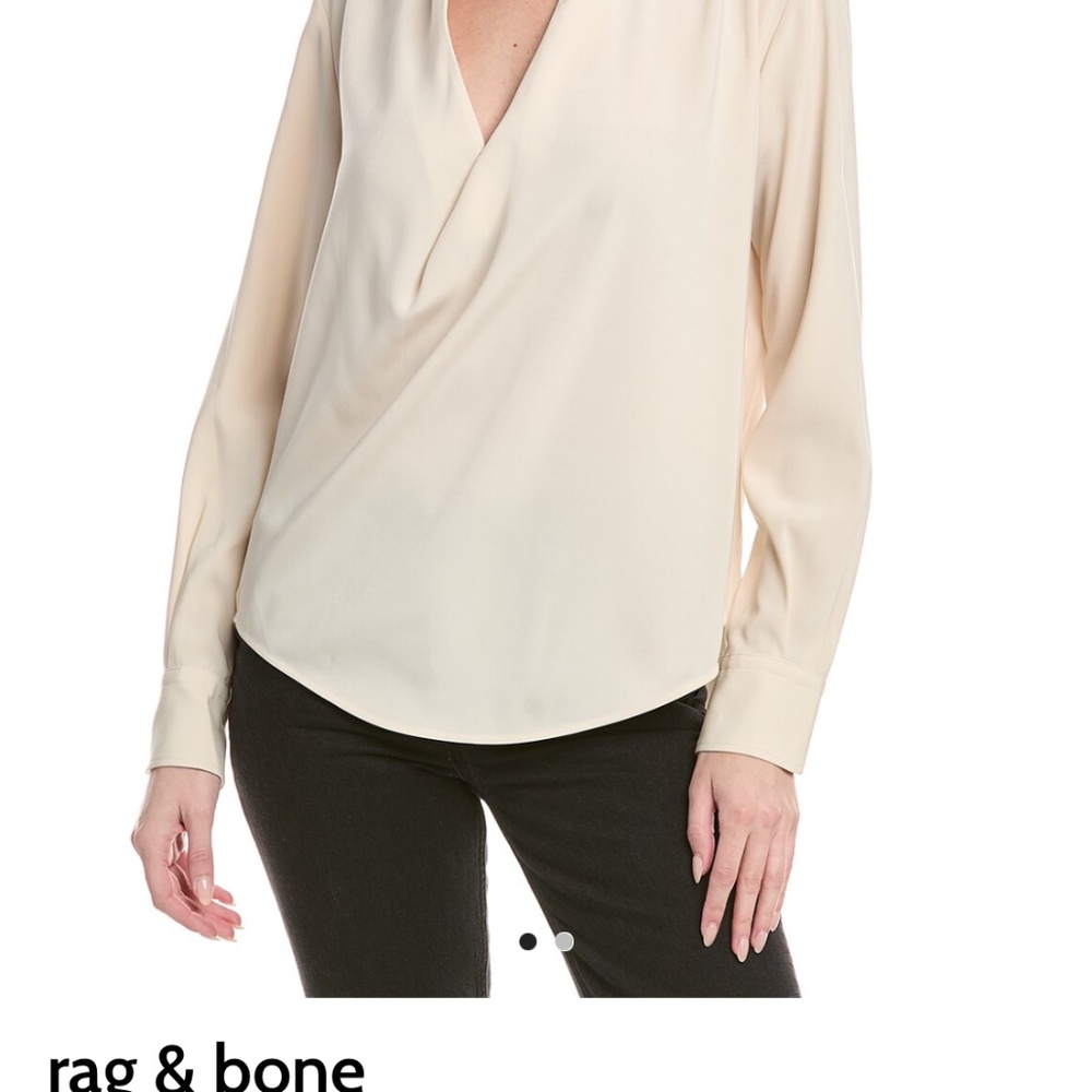New beige satin , Shirt Rag an Bone